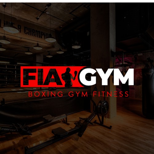 Boxing-gloves logo with the title 'FIA GYM'