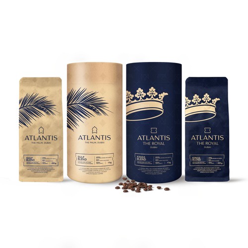 Middle East design with the title 'Luxurious packaging for a 5 star hotel'