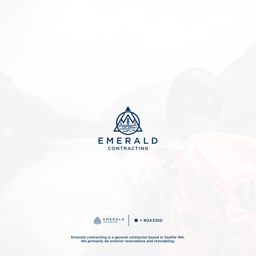 North logo with the title 'Emerald contracting'