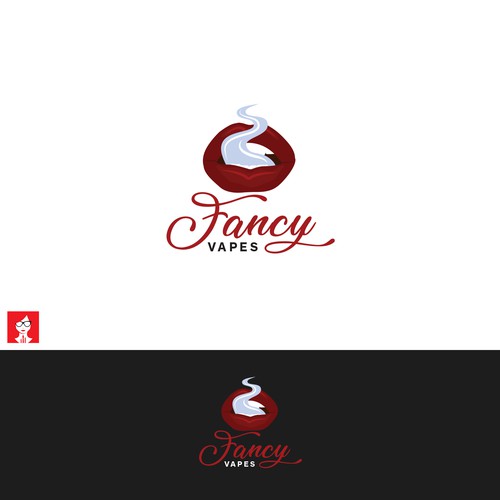 Vapor logo with the title 'Fancy Vapes'