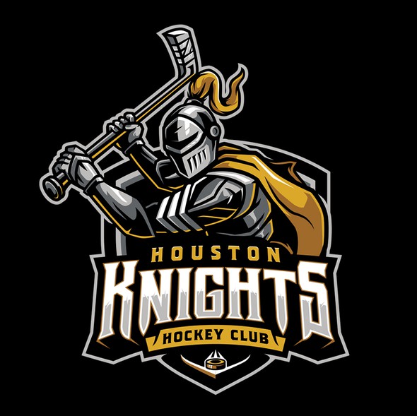 Robinhood logo with the title 'Houston Knights Hockey Club'