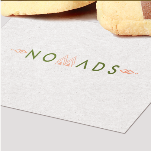 Hostel design with the title 'Bold logo contest for Nomads'