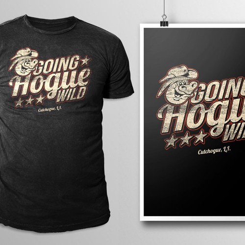 Food t-shirt with the title 'Going Hogue Wild'