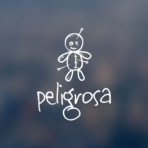 Movie logo with the title 'dangerous logo for an upcoming Mexican film production company '