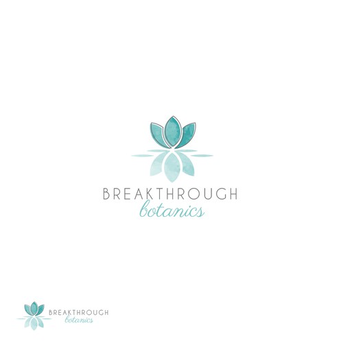 Anti aging logo with the title 'Breakthrough botanics'