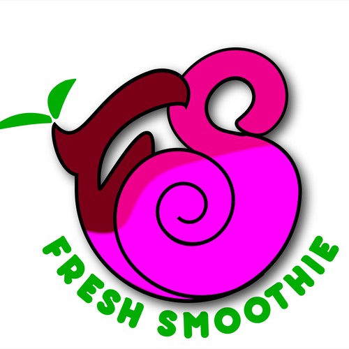 Smoothie logo with the title 'Logo : FreshSmoothie (Smoothie vending machine)'