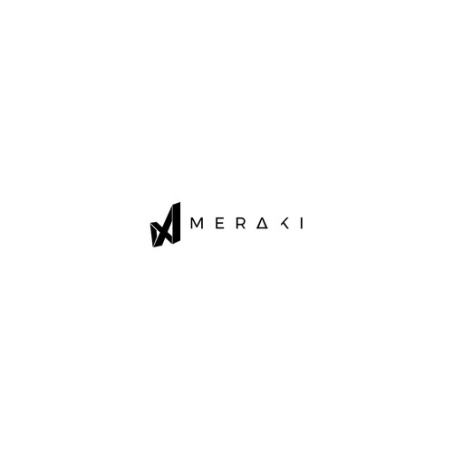 Currency design with the title 'meraki logo design.'