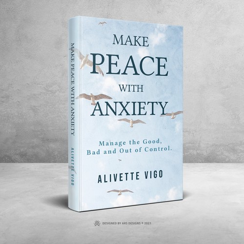 Peaceful design with the title 'Book cover proposal'