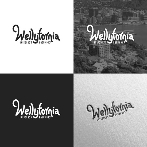 Positive logo with the title 'Wellyfornia concept'