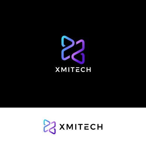 IoT logo with the title 'XMITECH - Tech logo for smart home IoT'