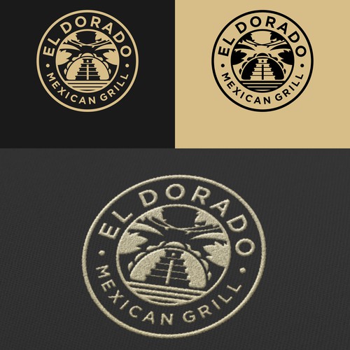 Mexican restaurant logo with the title 'Winner of Eldorado Contest'
