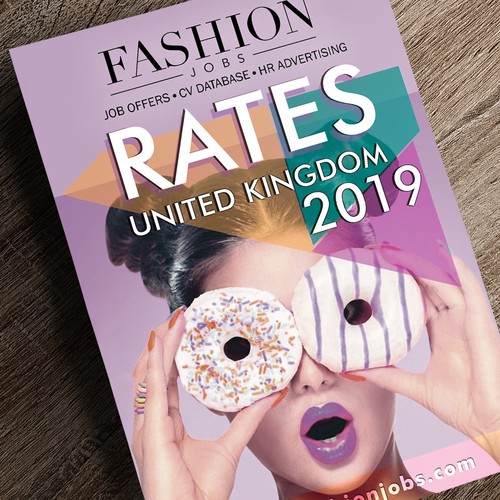 PDF design with the title 'Fashion magazine'