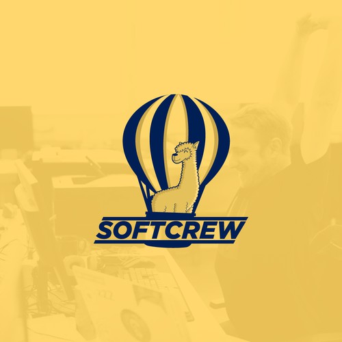 Llama logo with the title 'Fun Logo Design'