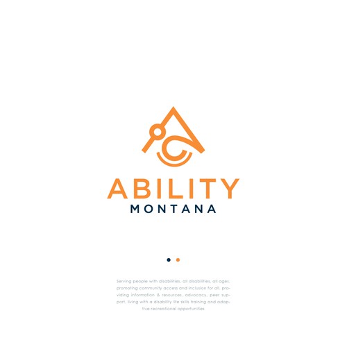 A brand with the title 'Ability montana logo'