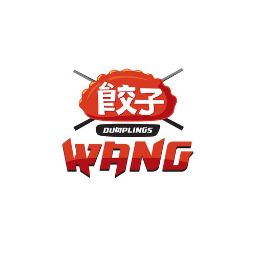 Chinese food design with the title 'WANG logo'