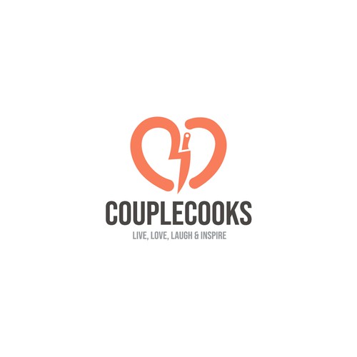 Couple logo with the title 'Couplecooks'