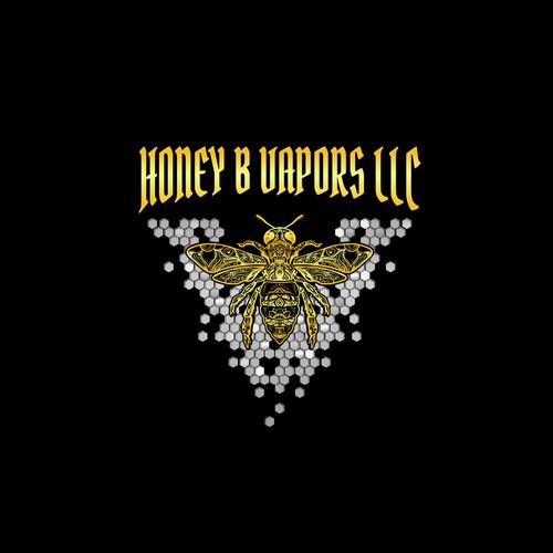 Vape logo with the title 'Logo for Honey B Vapors LLC '
