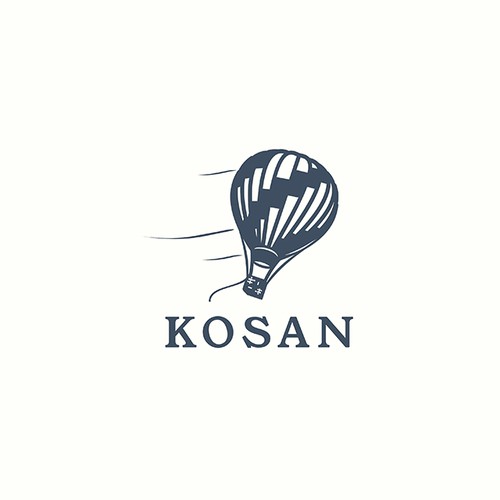 Balloon logo with the title 'Kosan - Logo'