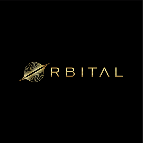 O logo with the title 'Orbital Logo Design'