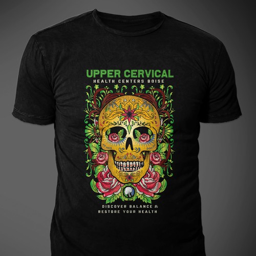 Rose t-shirt with the title 'Upper Cervical'