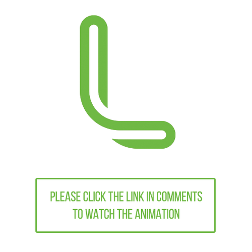 Animated GIF design with the title 'Creating an animation for the logo'