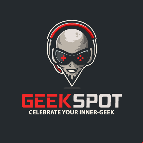 Spot design with the title 'Bold logo for geek spot'