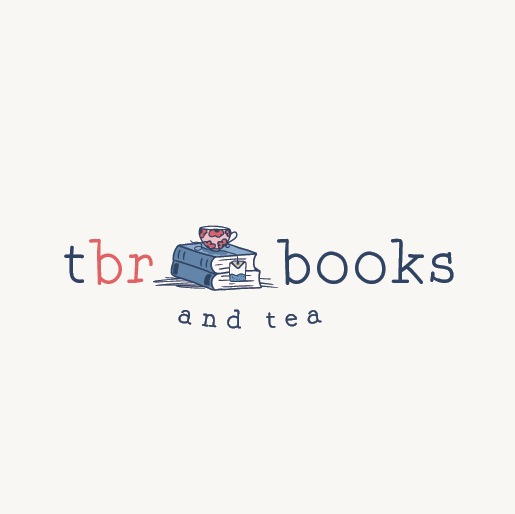 Teacup design with the title 'tbr books and tea'