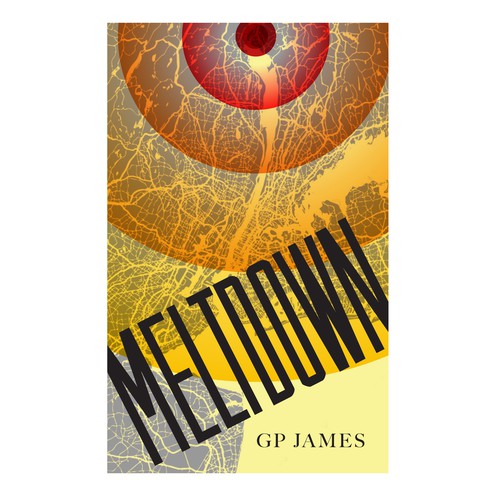 Graphic book cover with the title 'Book Cover Contest Entry'