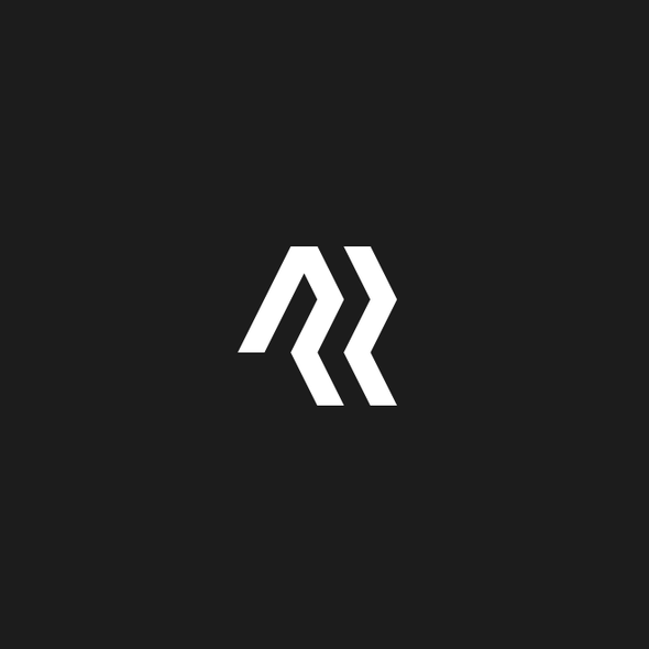 Rr logo with the title 'Brandmark-NR1909'