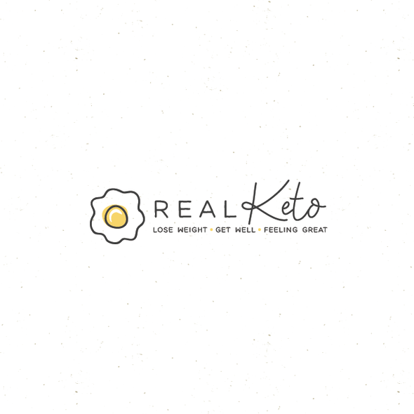 Keto logo with the title 'real keto'