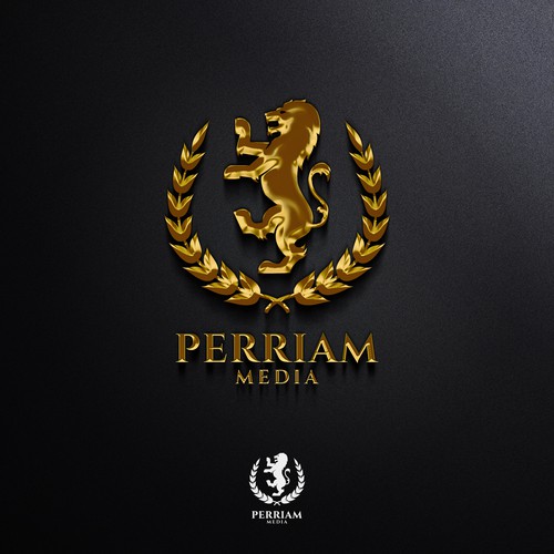 Textured design with the title 'Perriam Media'