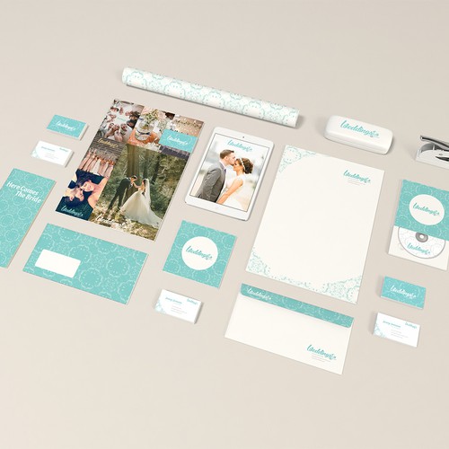 Stationery logo with the title 'Weddings by Encore Live'