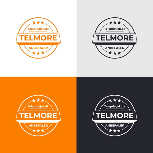 Badge artwork with the title 'Telmore badge logo'