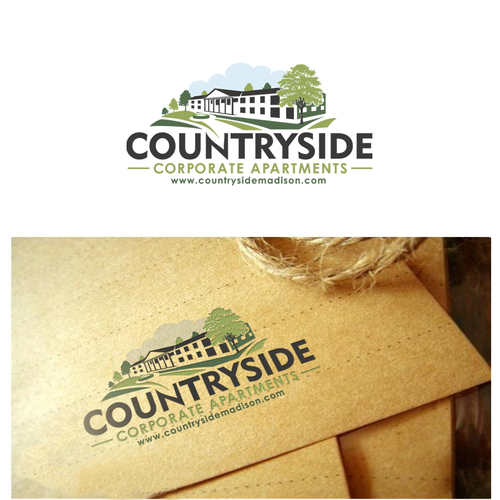 Hotel brand with the title 'Countryside'