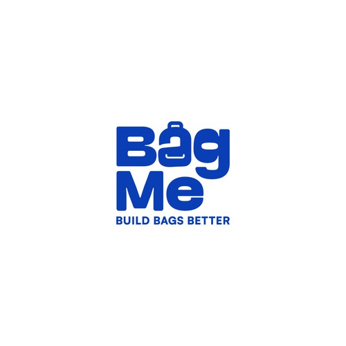 Trendy brand with the title 'BagMe - Minimal, vibrant, logo design that pops'