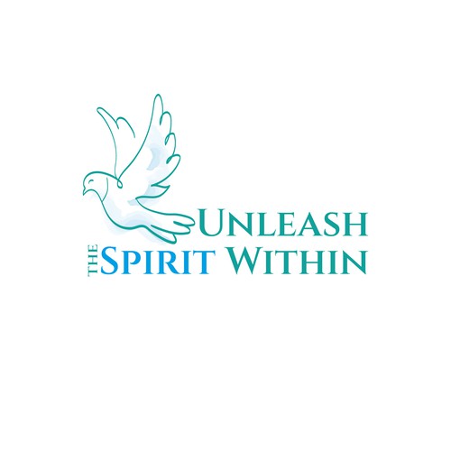 Dove design with the title 'Logo design'