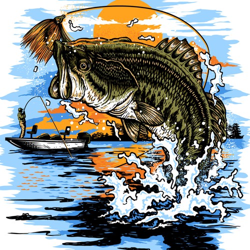 Ship Out SS Fishing T-Shirts