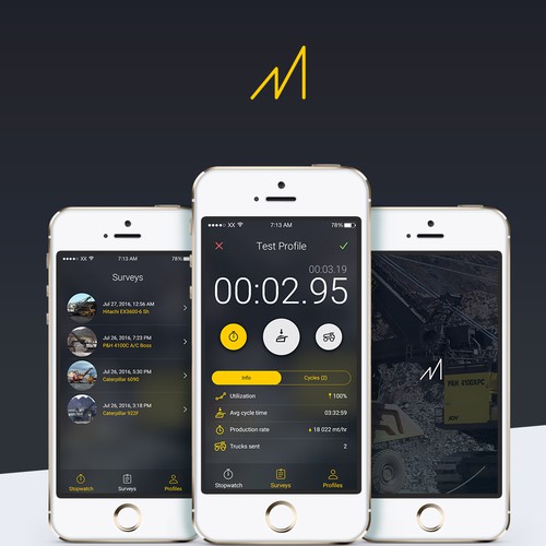 Mining design with the title 'MLogic App'