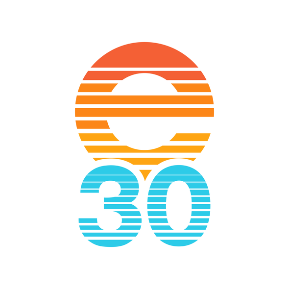 Ocean logo with the title 'e30'