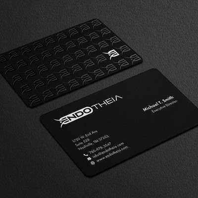 Business Card Design For A Medical Device Startup