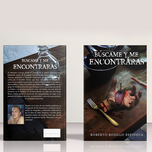 Nail design with the title 'Buscame y me encontraras'