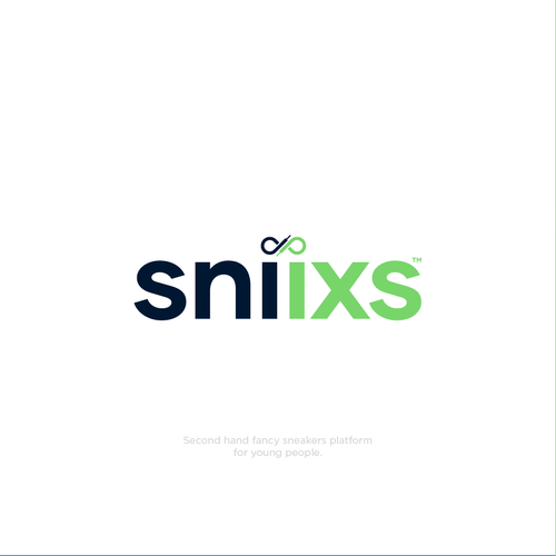 Sneaker design with the title 'snixxs brand concept'