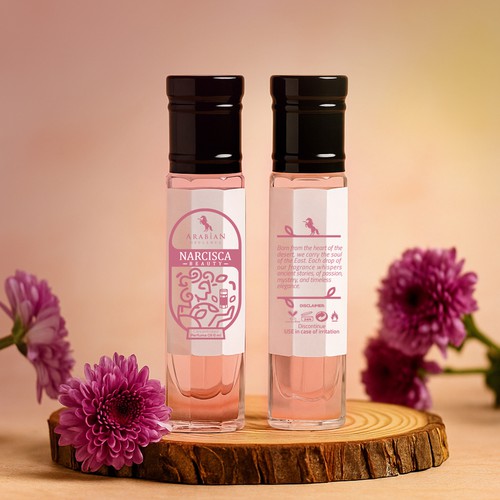 Arabian design with the title 'Arabian Perfume'