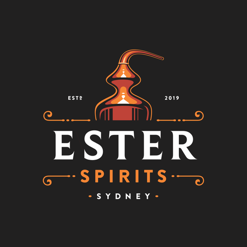 Whiskey brand with the title 'Ester Spirits'