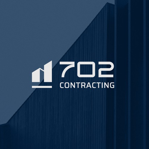 Construction company logo with the title '702'