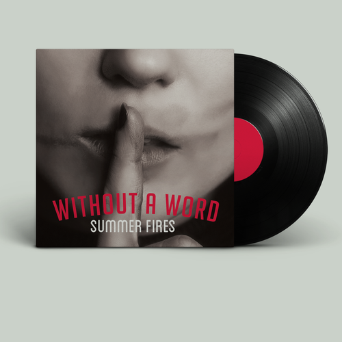 Music packaging with the title 'vinyl package layout and design for indie band'