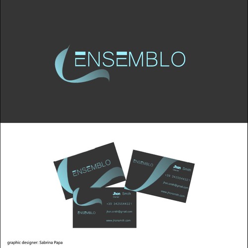 Essential design with the title 'Logo Ensemblo'