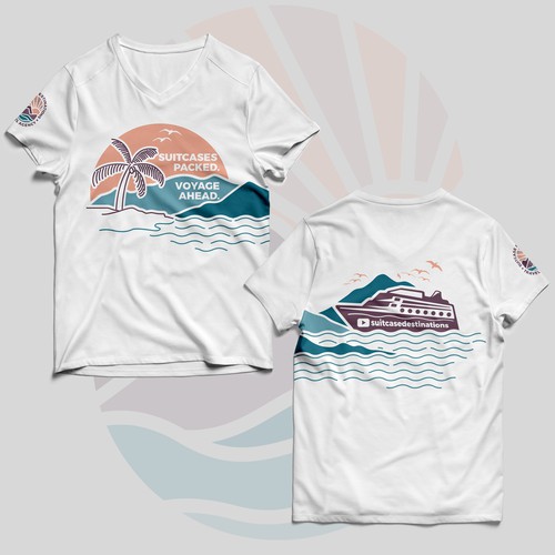 Sea t-shirt with the title 'Suitcase Destinations'