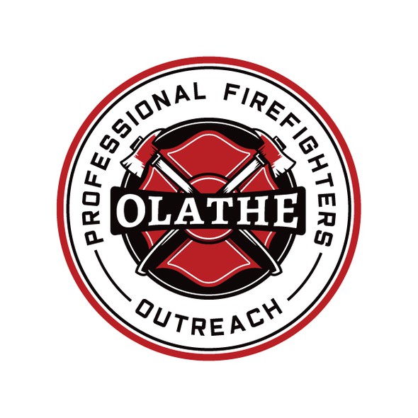 Charity brand with the title 'Vintage Logo for Firefighter Charity'