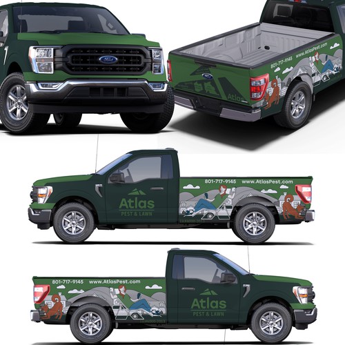 Decal design with the title 'car wrap'